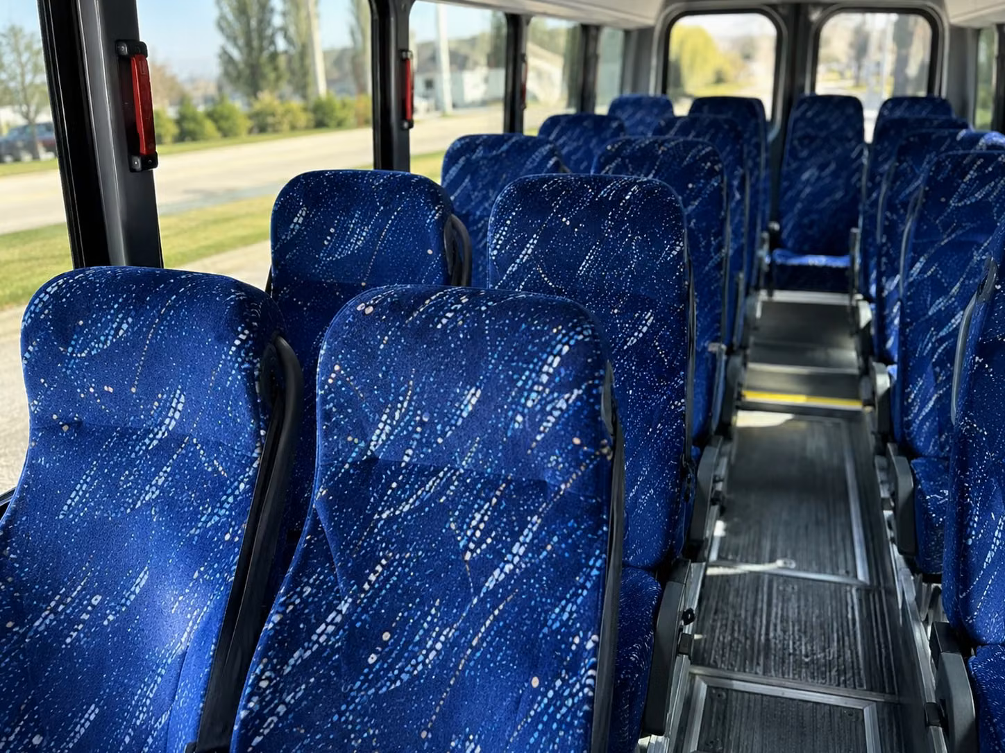 15 passenger minibus inside