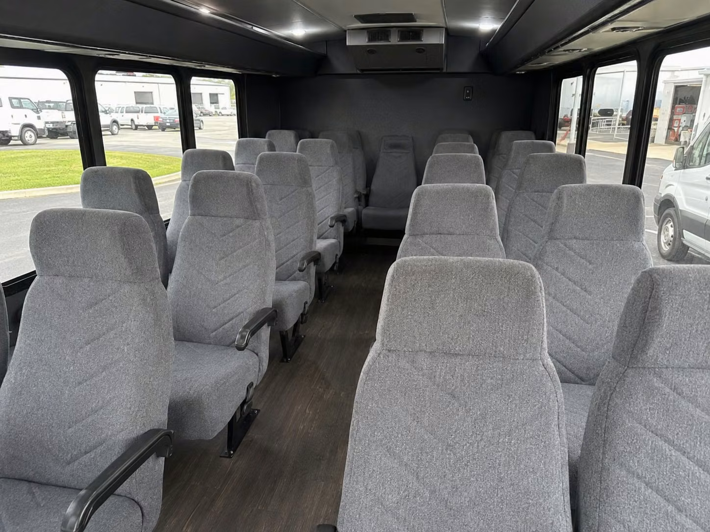 15 passenger minibus interior