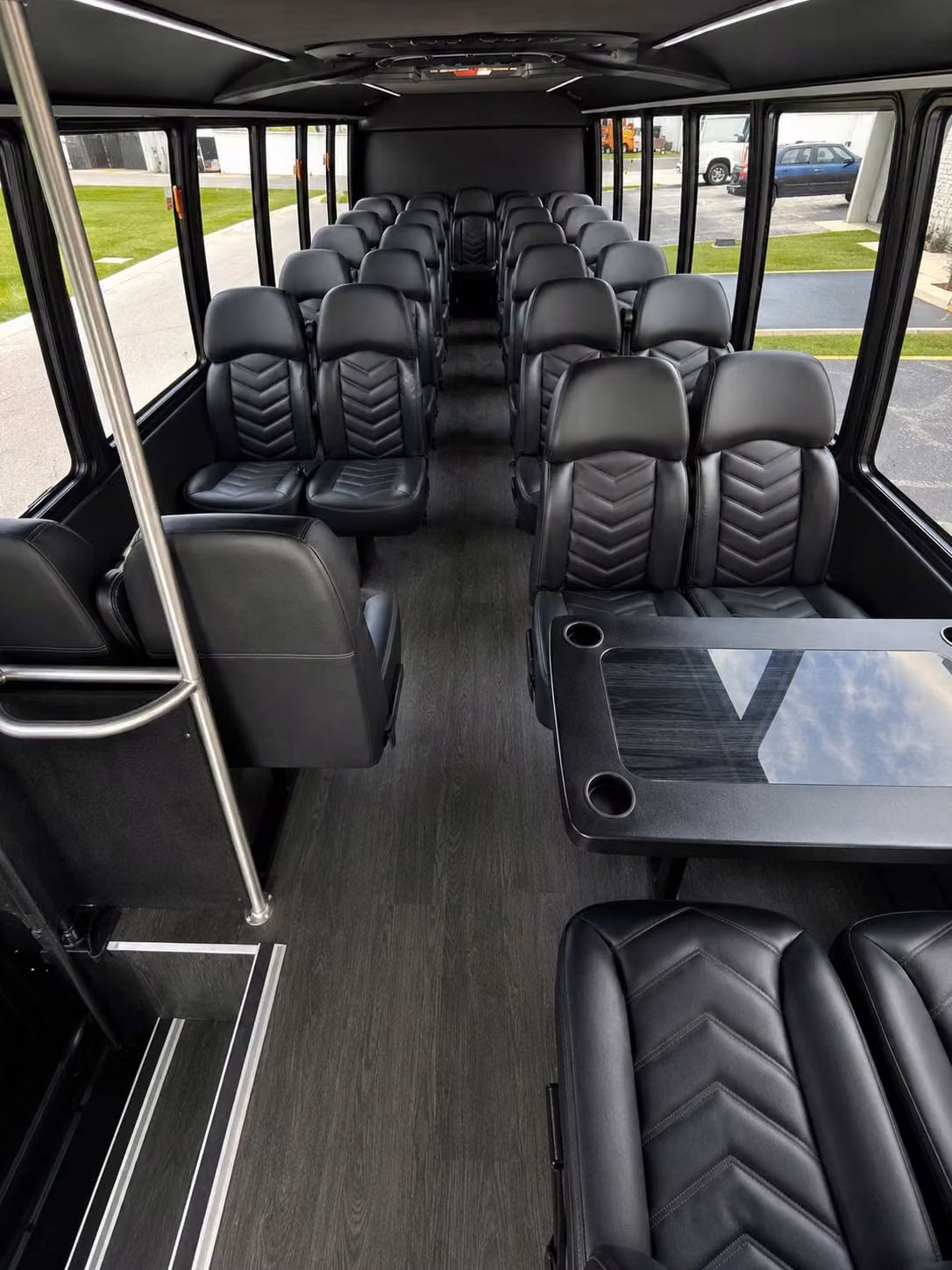 18 passenger minibus interior