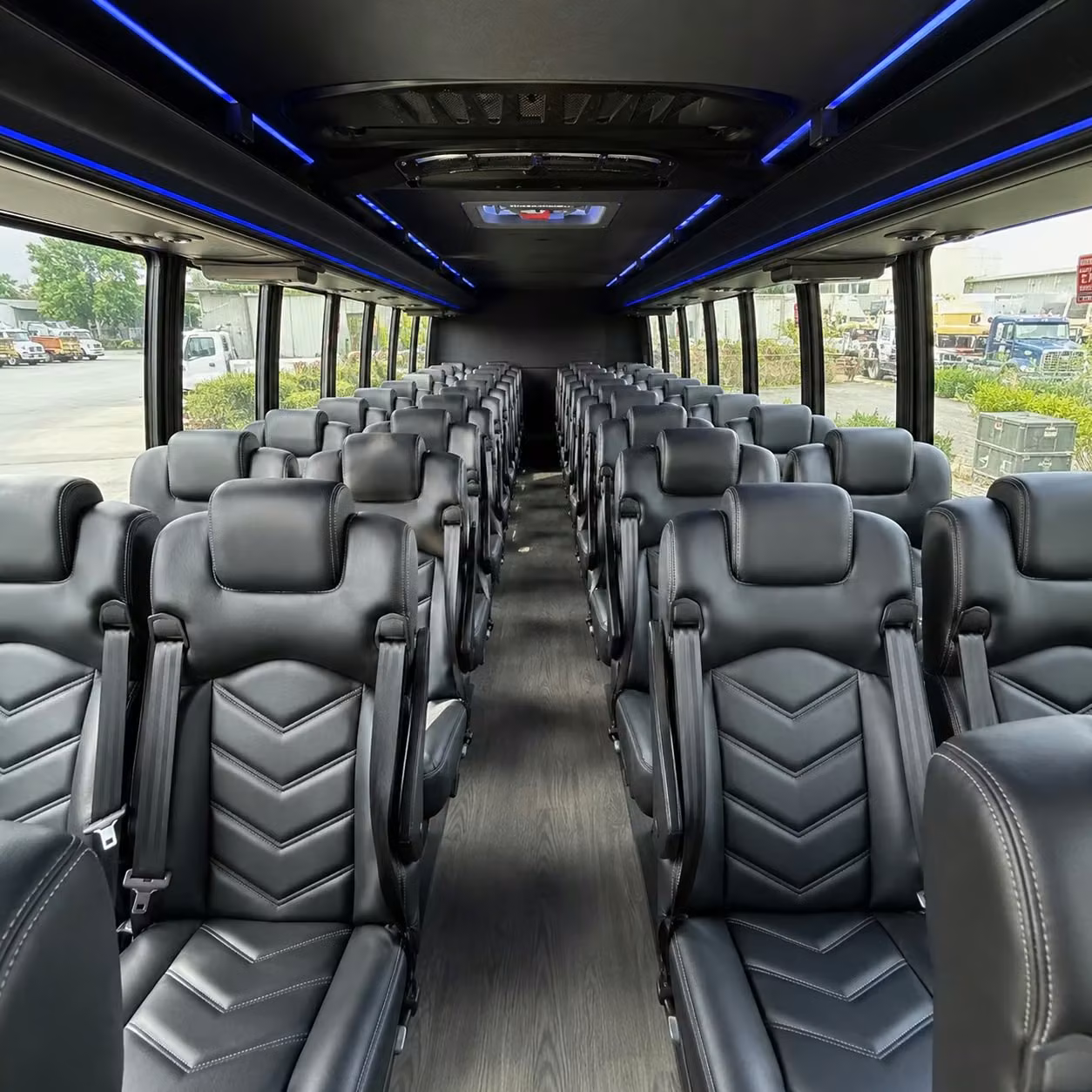 25 passenger minibus inside
