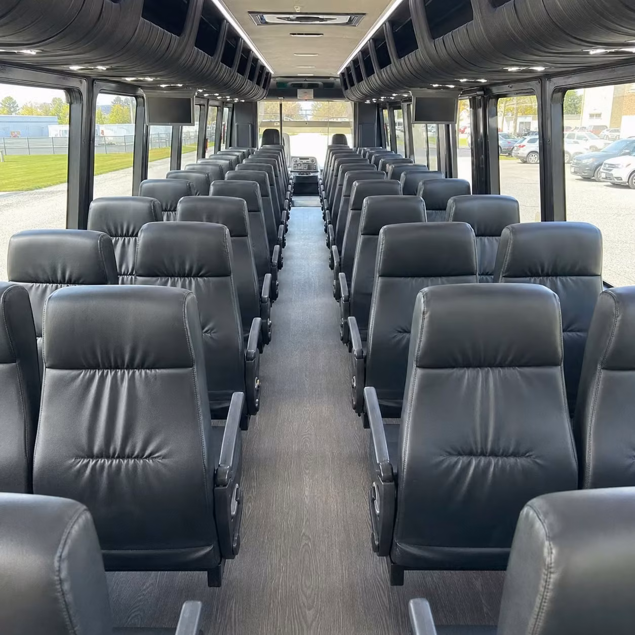 25 passenger minibus interior