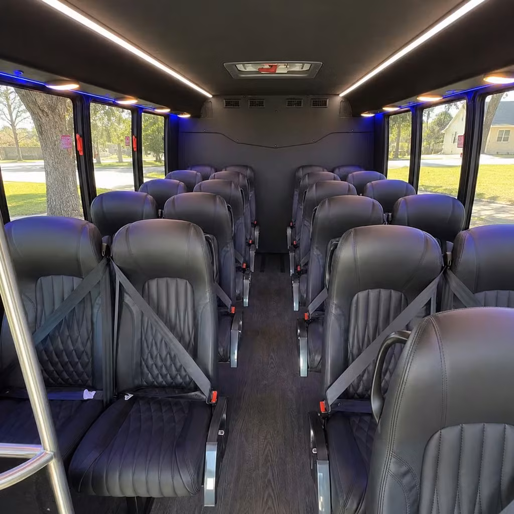 30 passenger minibus inside