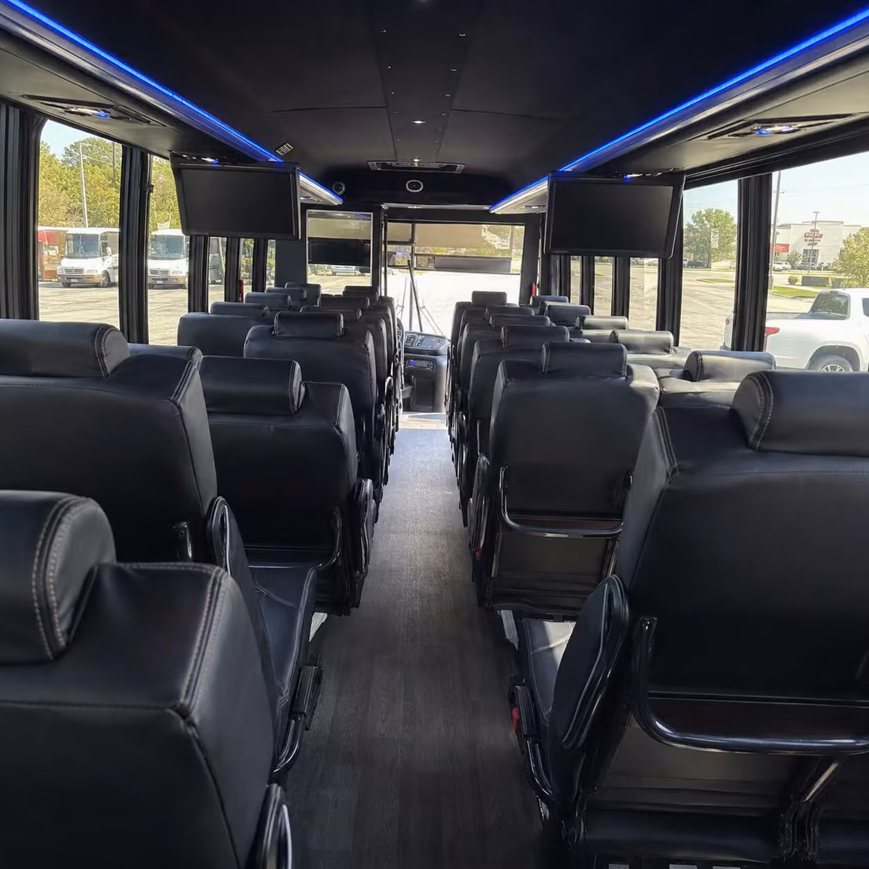 35 passenger minibus interior