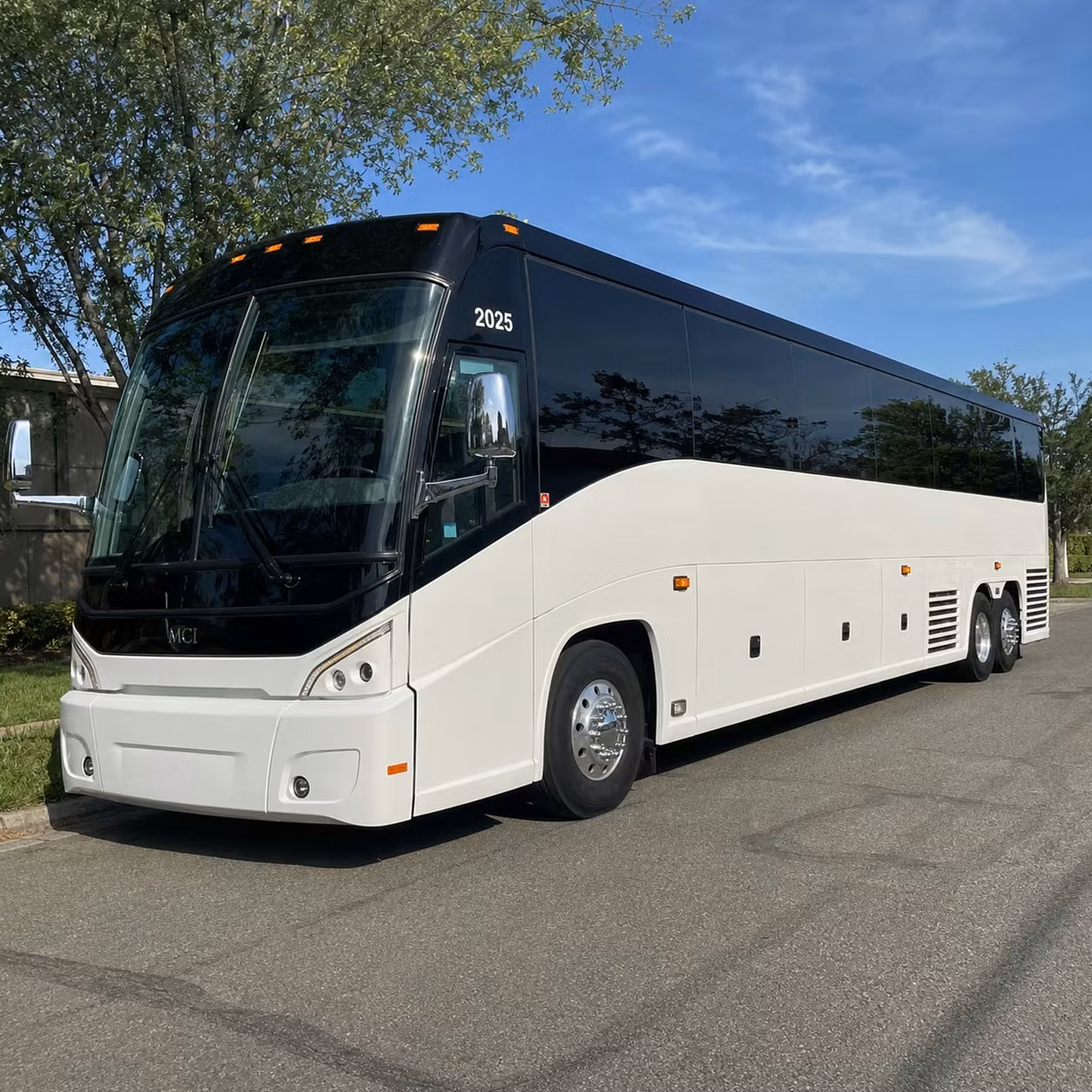 56 passenger charter bus