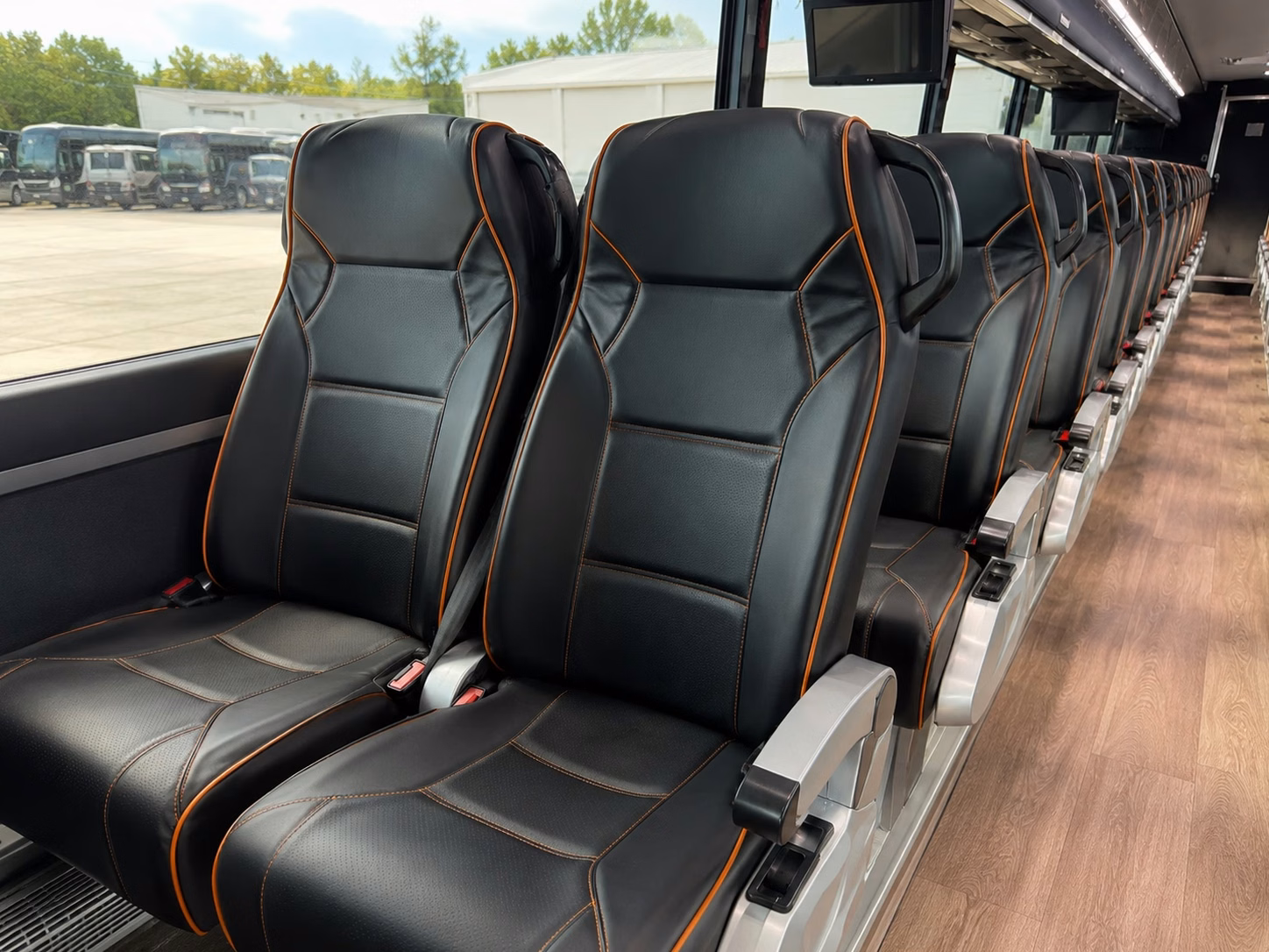 charter bus rentals for large queens prom groups heading to banquet halls and ballrooms