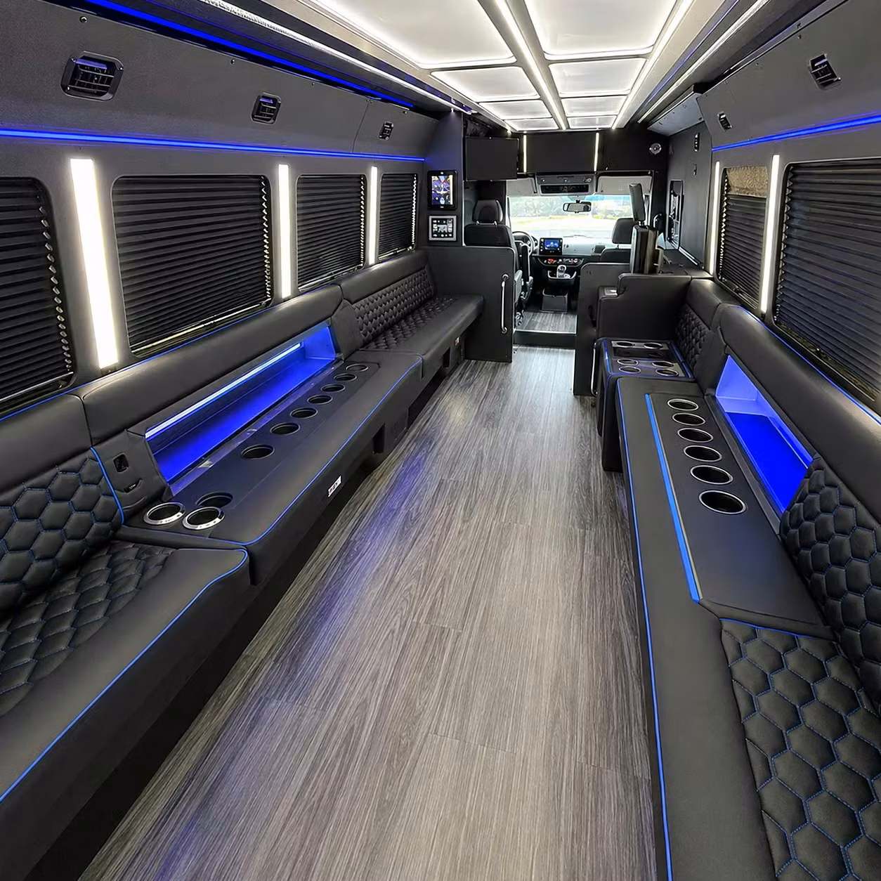 party bus interior