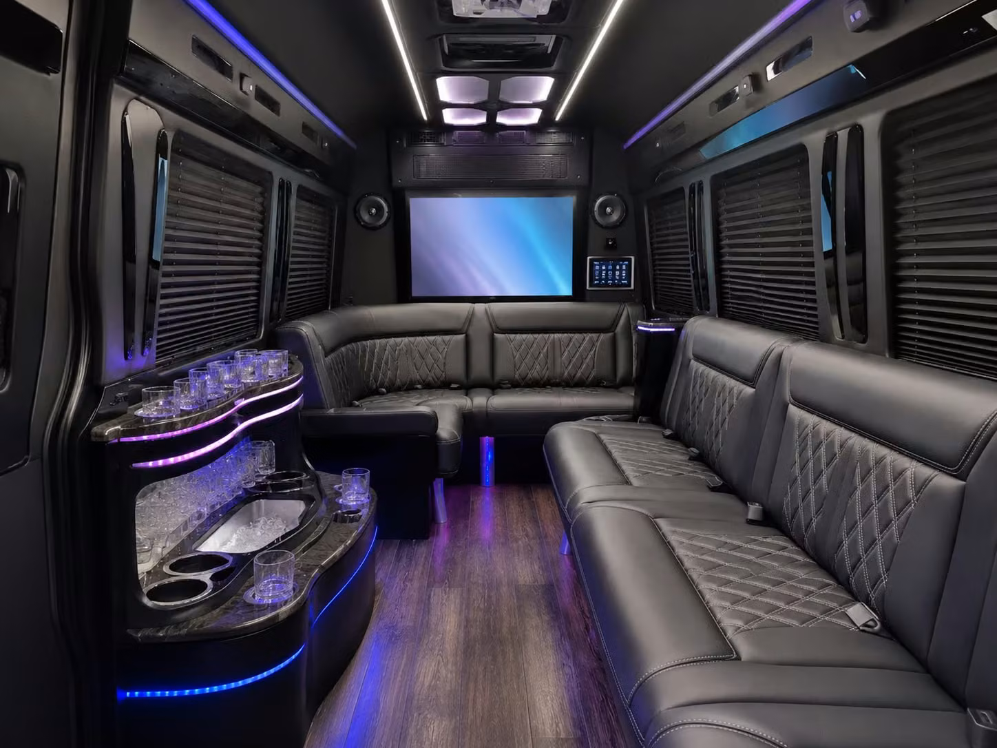 sprinter van transportation for groups and events across queens