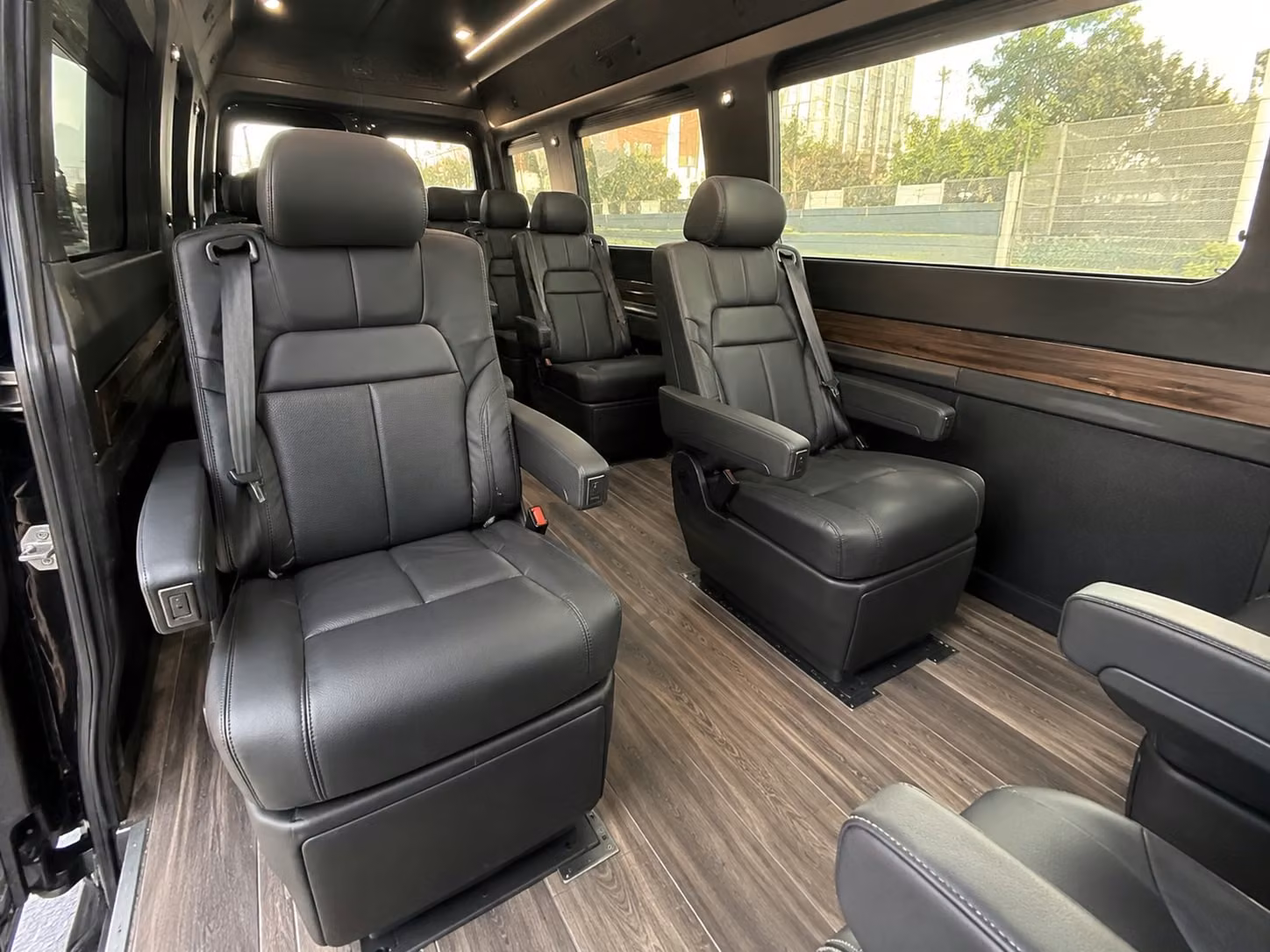 sprinter van with driver interior